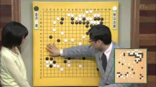 63rd NHK cup Kanazawa Makoto (Black) vs Akiyama Jiro