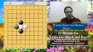 10 Minute GO - Beginner Series Done Quick - #8 Cutting Points and Broken Shapes